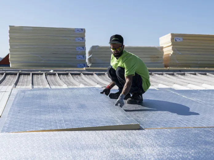 Isolation performante toiture terrasse bac acier