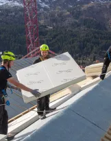 Chantier isolation sarking avec Eurotoit Montagne Méribel