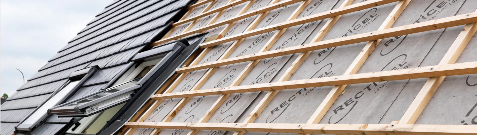 Sarking hellend dakisolatie van Recticel Insulation