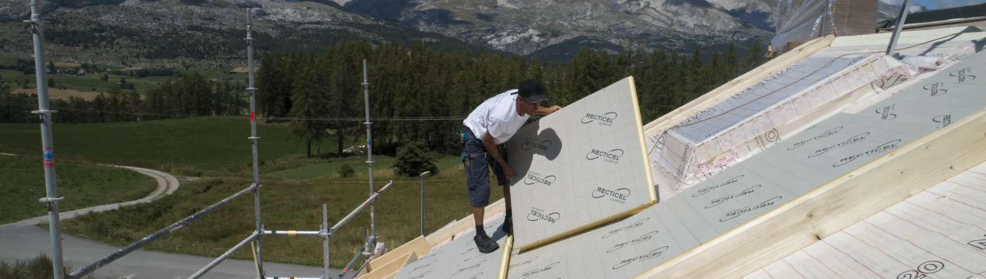 Isolation de sarking avec eurotoit montagne