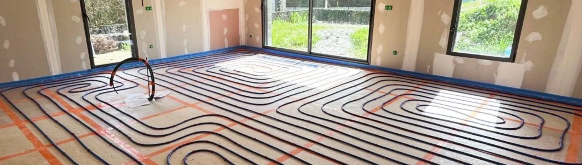 Isolation des sols et chauffage décarboné