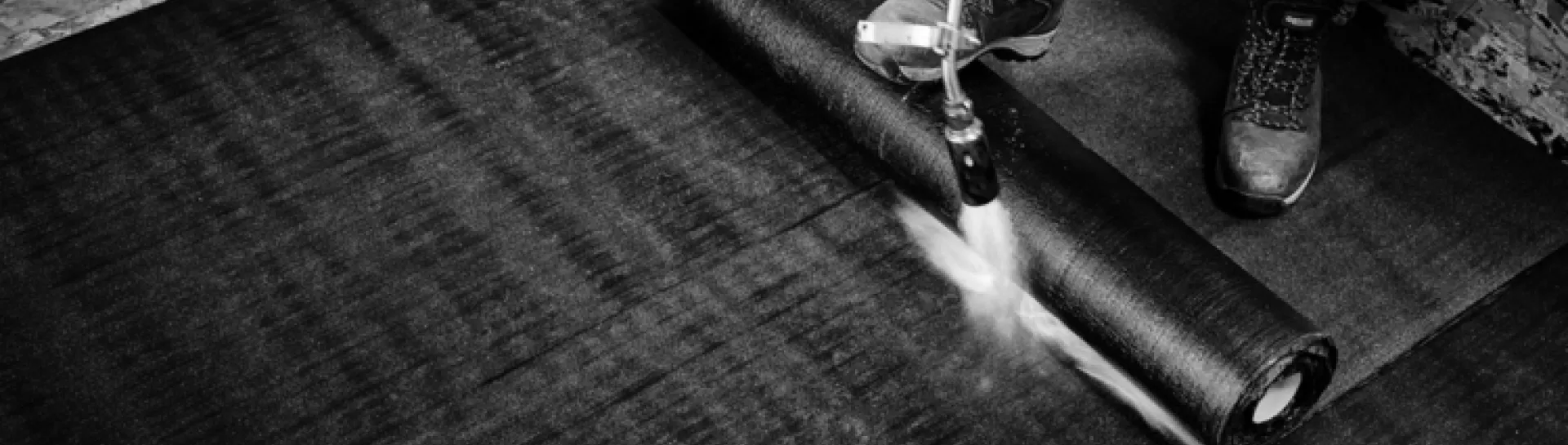 torching a flat roof