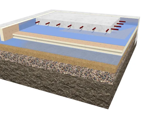 Isolation sous dallage sur terre-plein eurosol