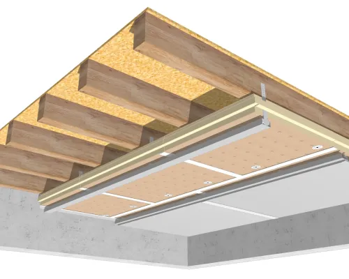 Isolation performante en sous face de plancher