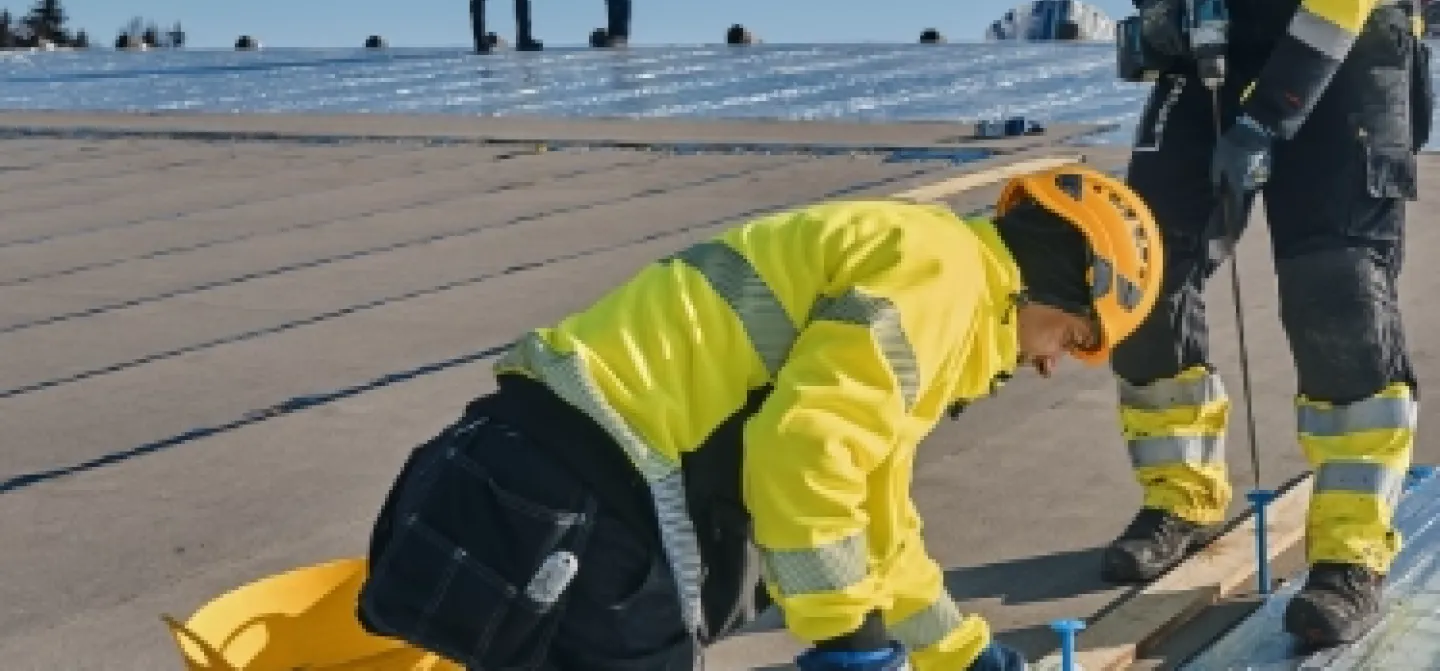 Installation roof_Rosegarden