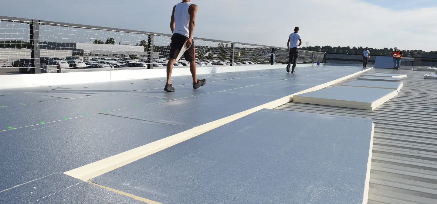 Chantier Escalquens complexe sportif Powerdeck+