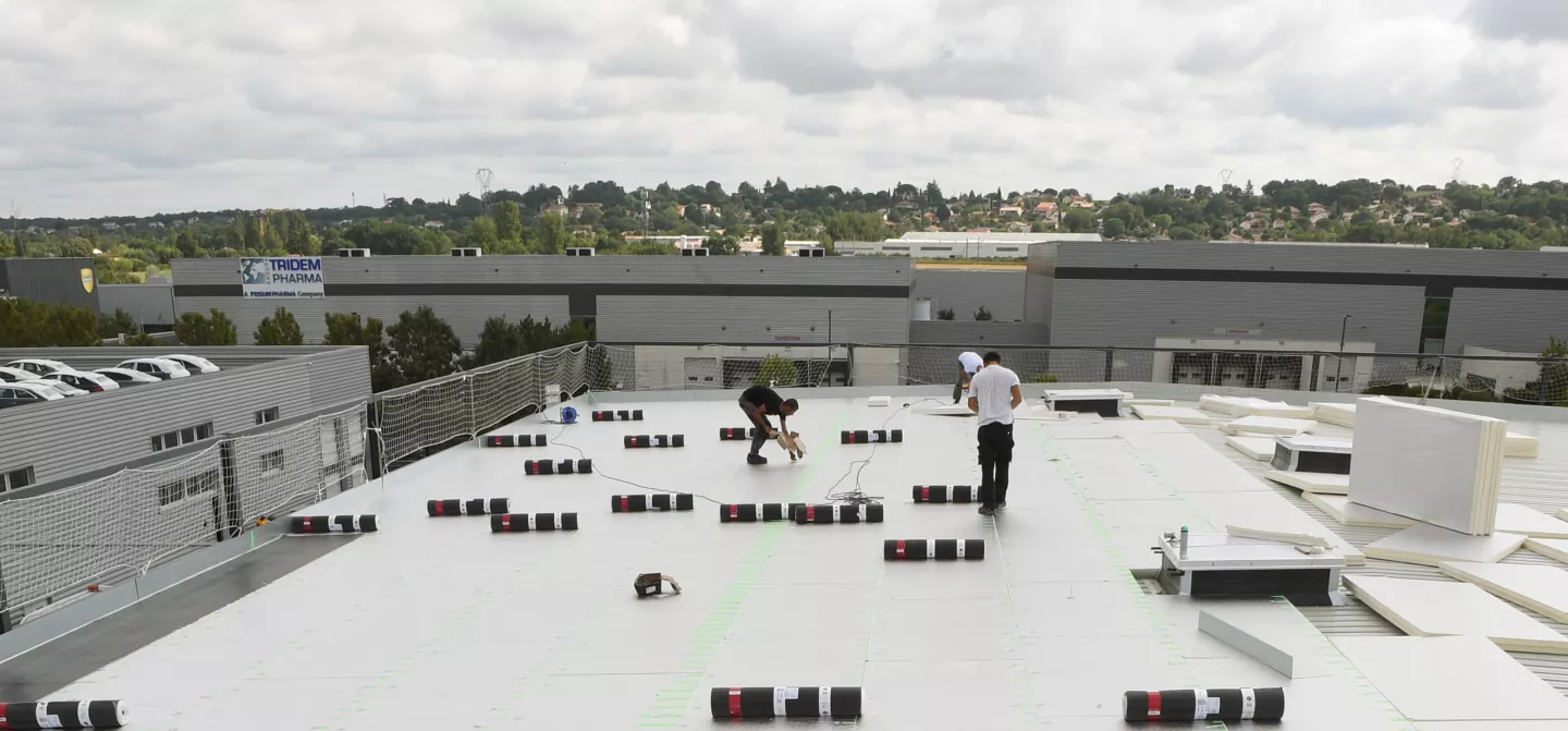 Chantier Powerdeck Plus photovoltaïque Escalquens
