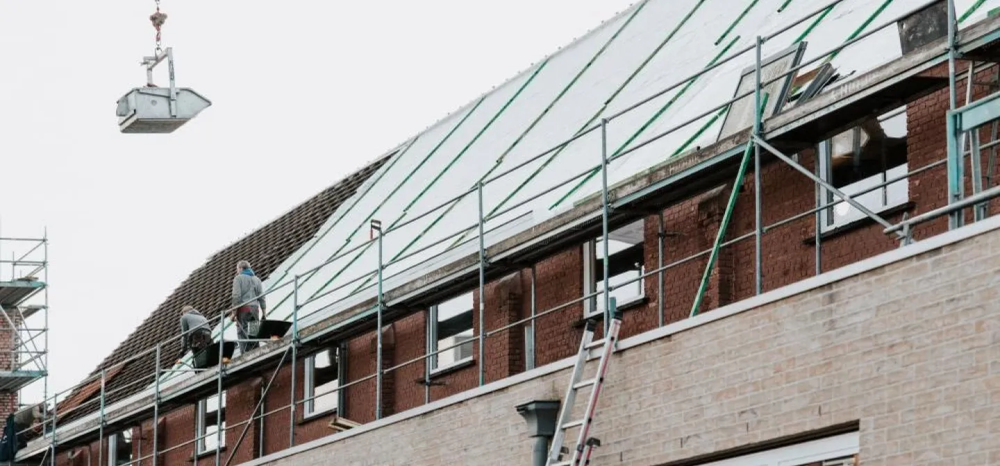 Nieuwe Euroroof Max dakisolatie voor school in Evergem