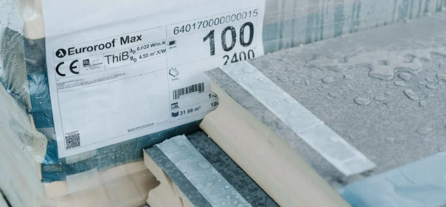 Nieuwe Euroroof Max dakisolatie voor school in Evergem