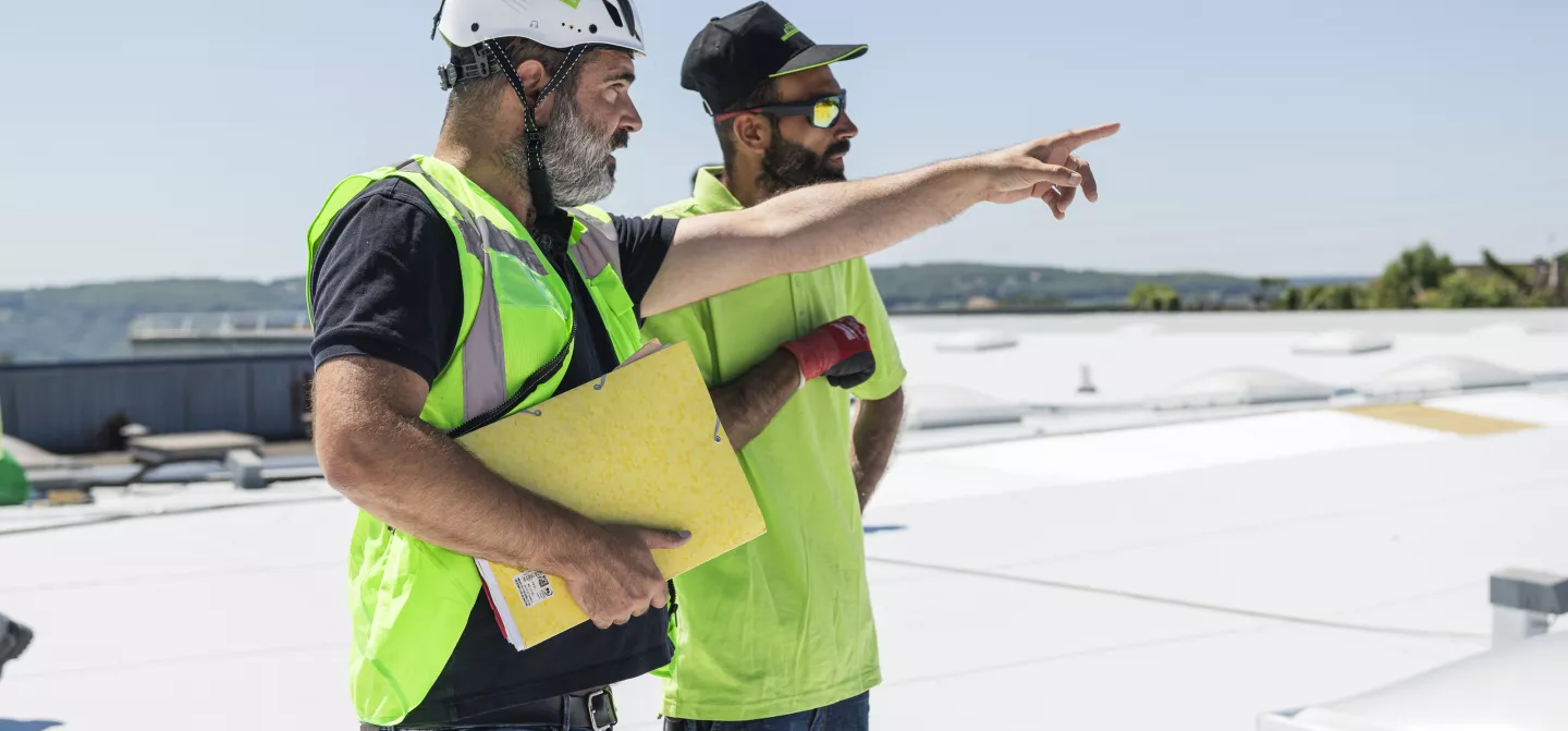 Recticel référence chantier Figeac rénovation toiture plate