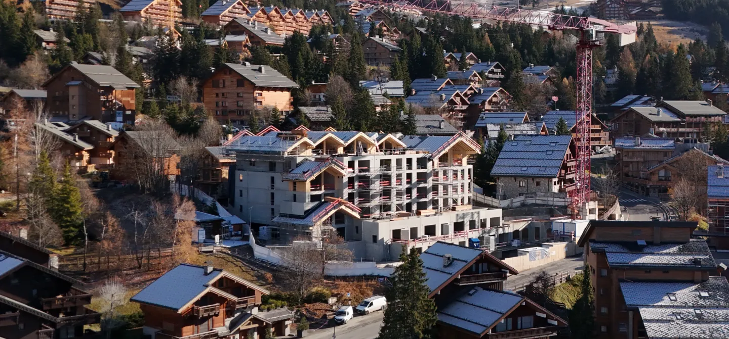 Chantier isolation sarking avec Eurotoit Montagnevue drone