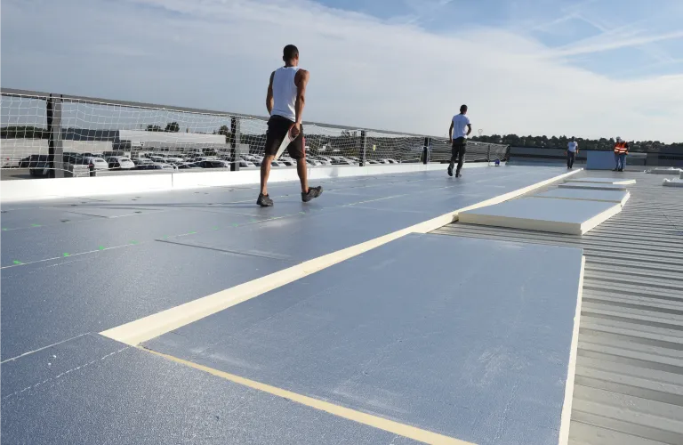 Chantier Escalquens Powerdeck+ isolation bac sec