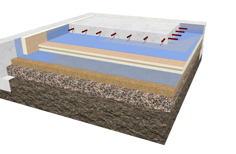 Isolation sous dallage sur terre-plein eurosol