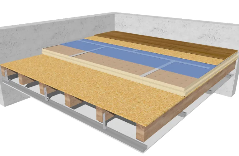 Isolation des planchers bois eurosol Recticel