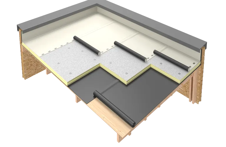 Powerdeck+ support bois schéma 3D