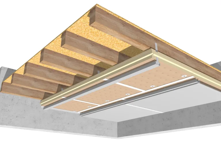 Isolation performante en sous face de plancher