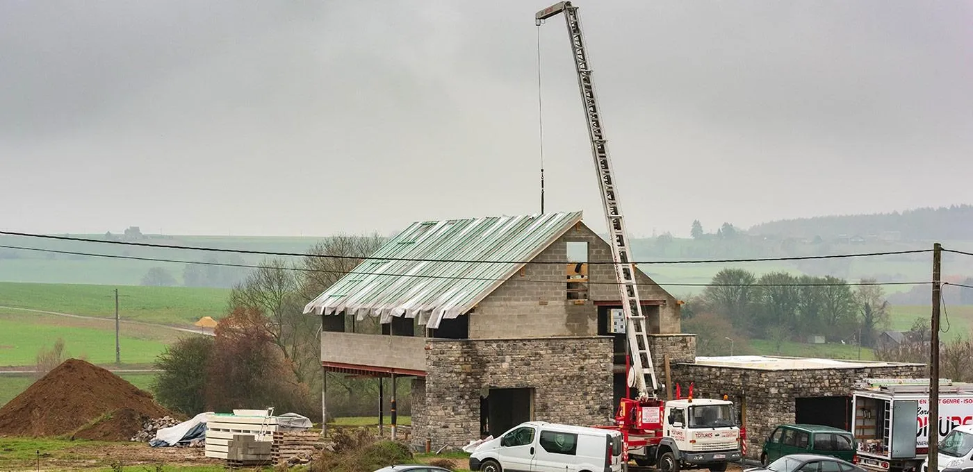 BEN (bijna Energie Neutrale) woning te Goesnes van onder tot boven geïsoleerd met Recticel isolatie