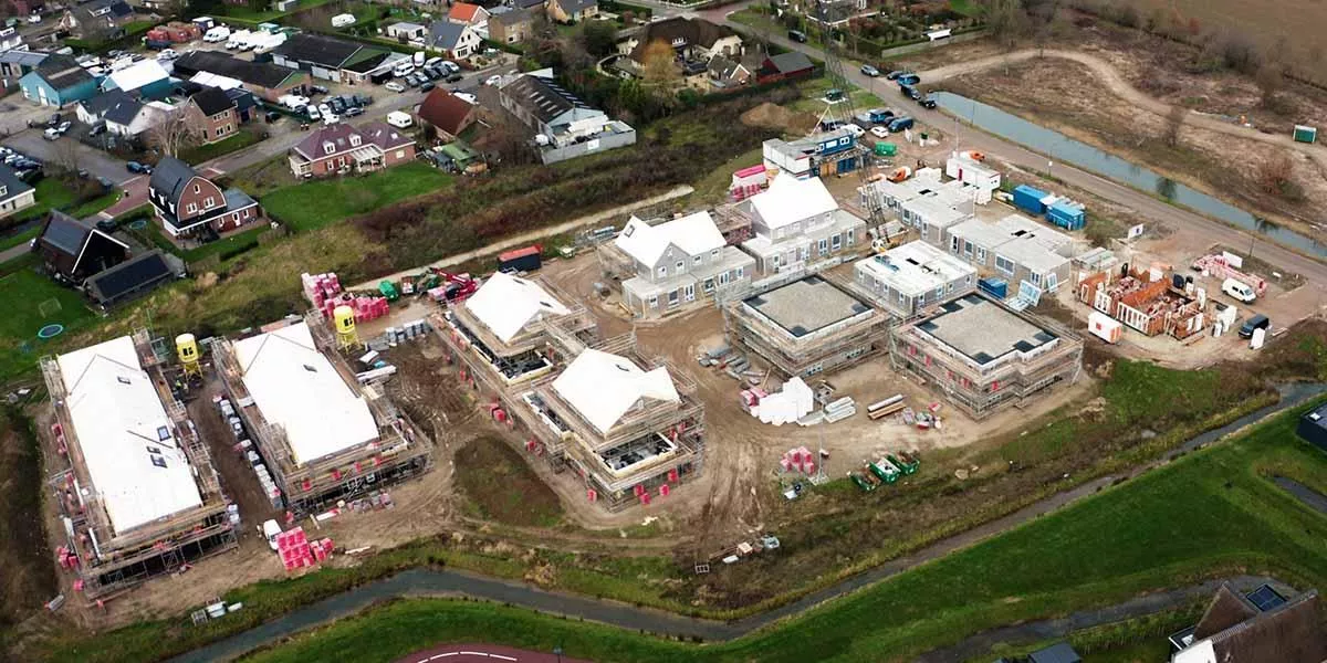 Dronebeeld project Ecowieck