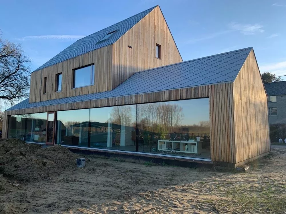 Maison à Meerhout isolée avec l'isolation du sol Eurofloor - exterieur