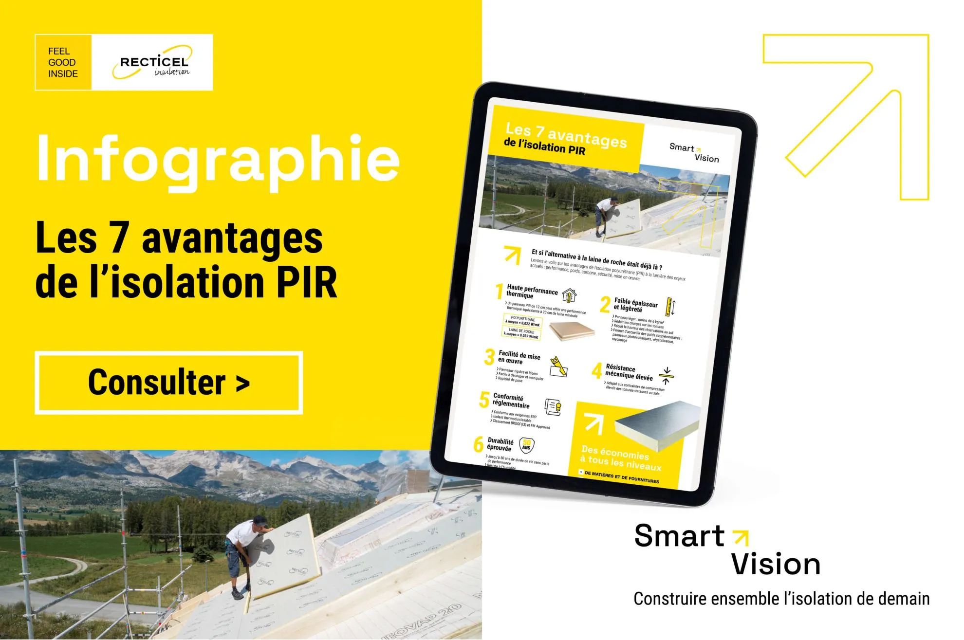 Recticel - les 7 avantages du PIR