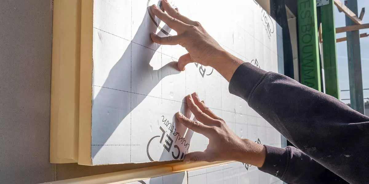 Tand- en groefverbinding Recticel insulation