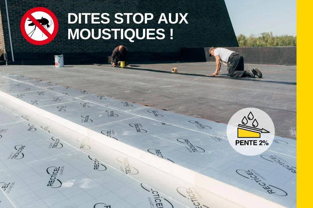 Recticel isolant penté - stop au moustique