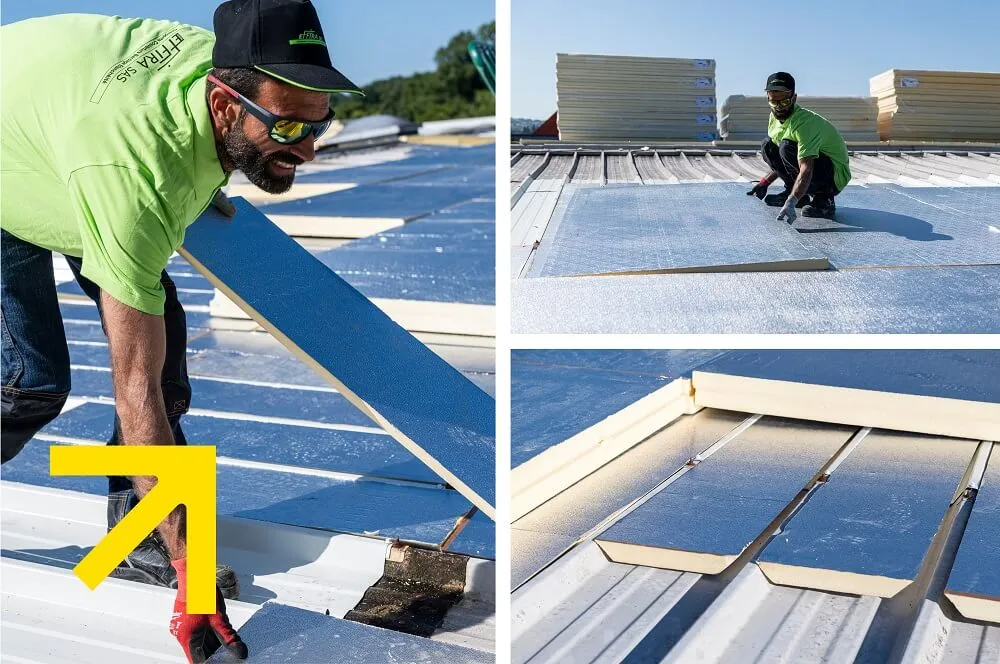 toiture-bac-sec-bande-remplissage-powerdeckplus