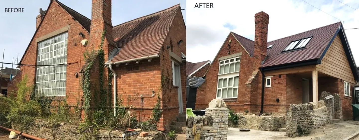 Before & After Old School House Case Study in Oxford