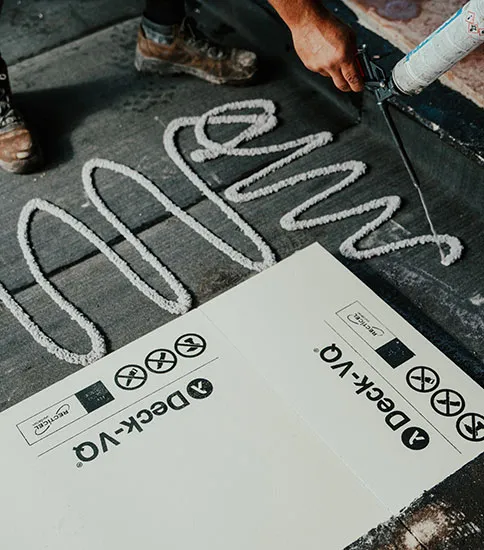 Isolation sous vide Deck-VQ toit plat ou terasse