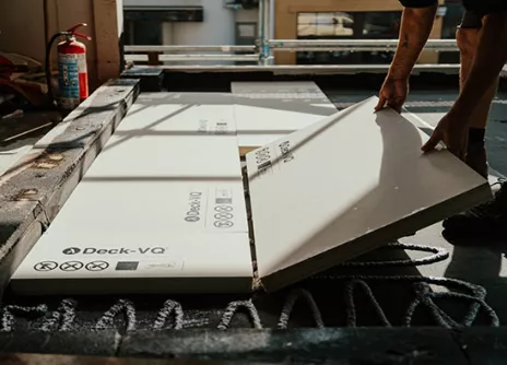 Isolation sous vide Deck-VQ toit plat ou terasse