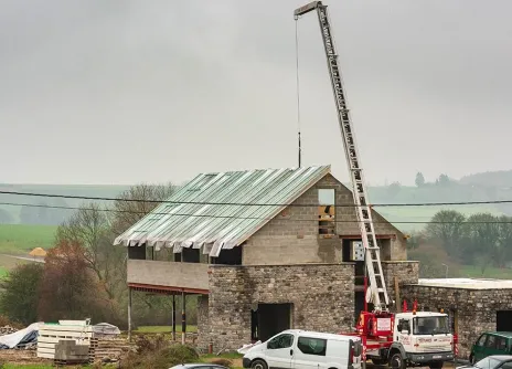 BEN (bijna Energie Neutrale) woning te Goesnes van onder tot boven geïsoleerd met Recticel isolatie