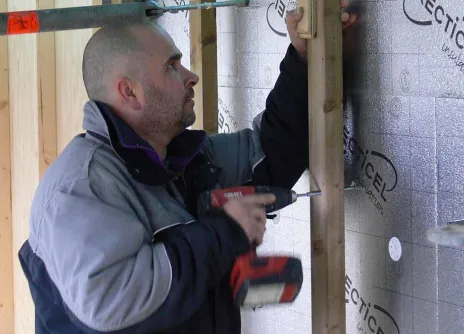 Gevelisolatie montage