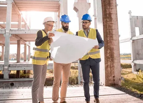 Een image van bouwvakkers