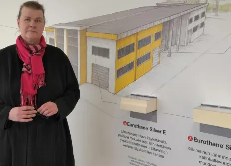 Jaana Pullola, Recticel Insulation Oy:n Tekninen päällikkö.