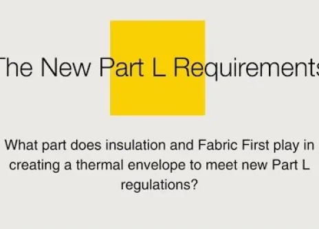 The New Part L Requirements: insulation and Fabric First play