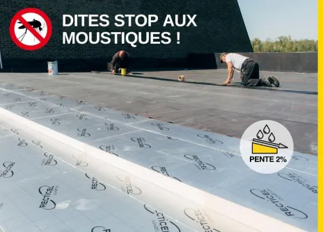 Recticel isolant penté - stop au moustique