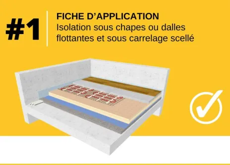 Recticel Eurosol - sous chapes - dalles flottantes - carrelage scellé