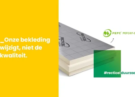 Duurzame isolatie bij Recticel PEFC goedgekeurd