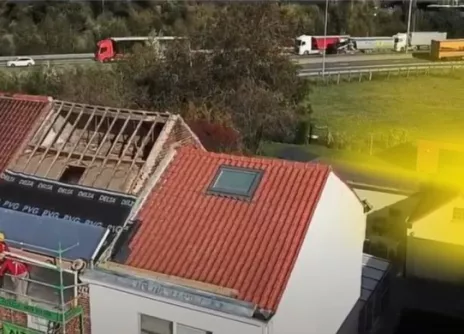 Toit isolé avec Powerroof et pare-vapeur 