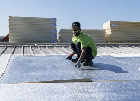 Isolation performante toiture terrasse bac acier