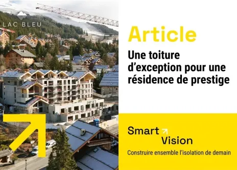 Recticel article sarking chantier référence Méribel