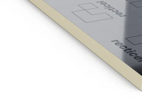 Eurothane Silver plat dak isolatie plaat van Recticel Insulation